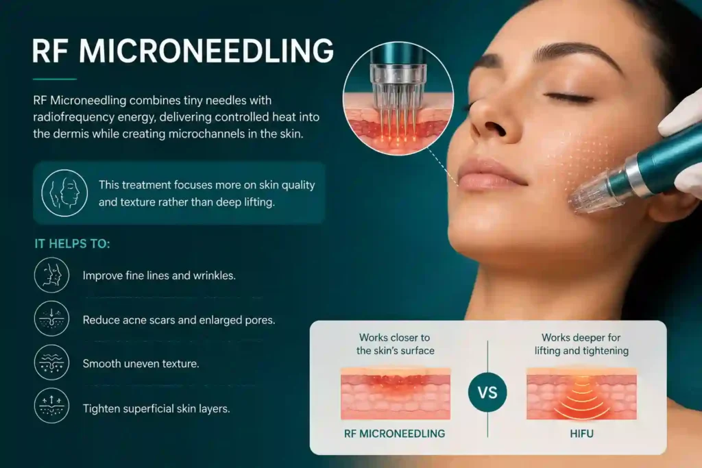 What Does RF Microneedling Do That HIFU Alone Cannot Ashtead