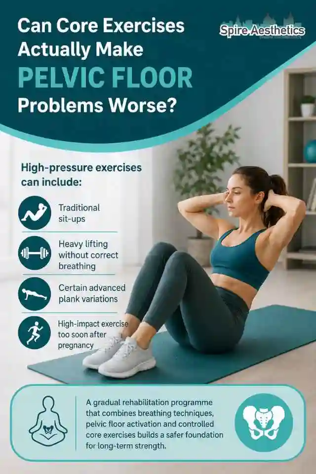 Can Strengthening Your Core Alone Actually Make Pelvic Floor Problems Worse Ashtead?